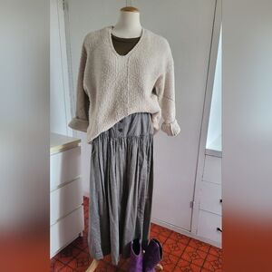 Vintage, handmade, drop waist skirt